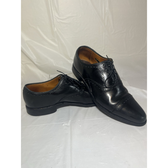 Allen Edmonds Other - Allen Edmonds 9.5 B Mens Dress Shoes Hale Black Leather Brocade Oxfords ($425)